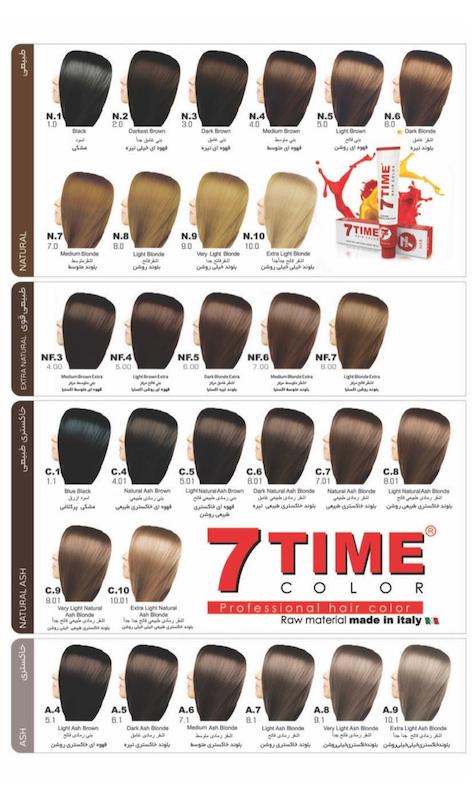 رنگ مو سون تایم سری Natural طبیعی حجم 100 میلی لیتر