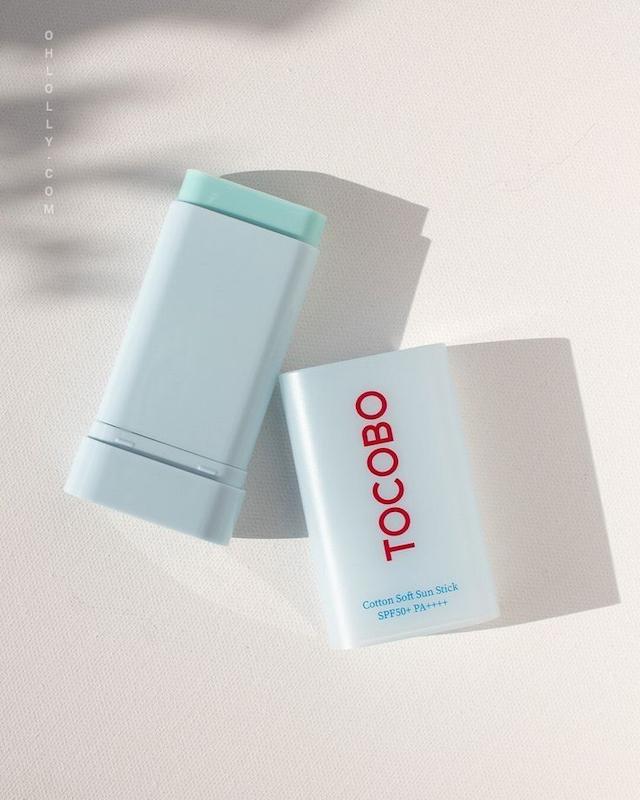 ضد آفتاب استیکی توکوبو اصل با SPF 50 حاوی عصاره پنبه کتان وزن 19 گرم Tocobo Cotton Soft Sun Stick Spf50