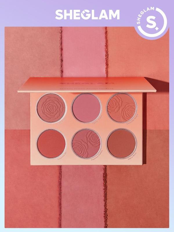 رژ گونه شیگلم پالت رژگونه مدل FLORAL شیگلم رنگ: Multicolor