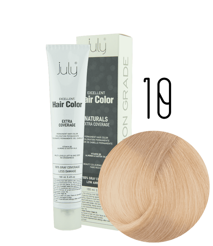 رنگ مو جولای سری طبیعی1تا10