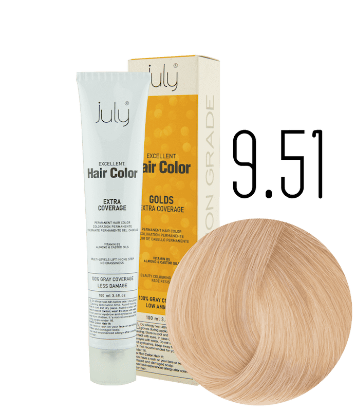 رنگ مو جولای سری بژ  BEIGE