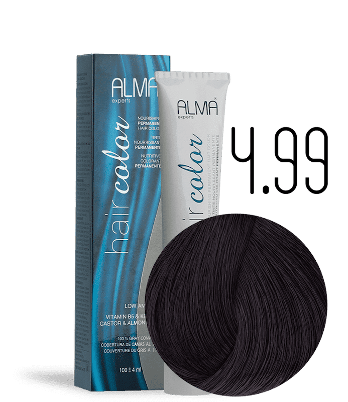 رنگ مو آلما سری شرابی WINE