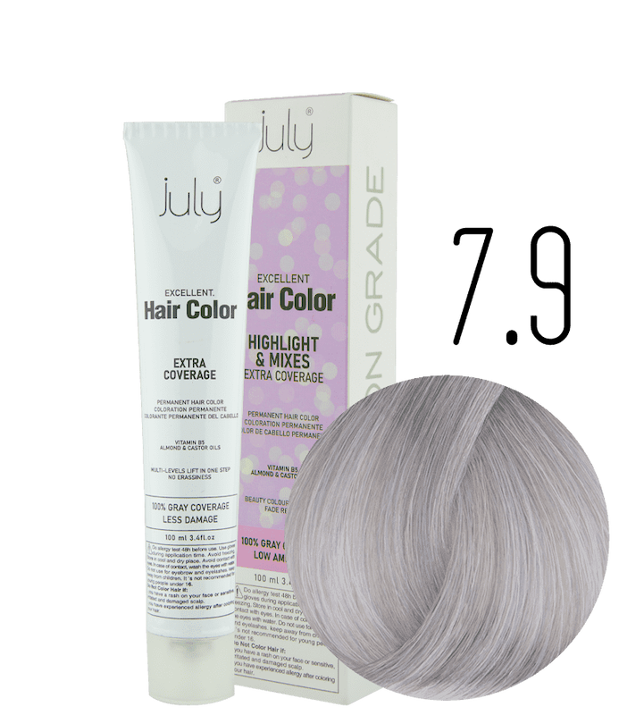 رنگ مو جولای نقره ایSILVER