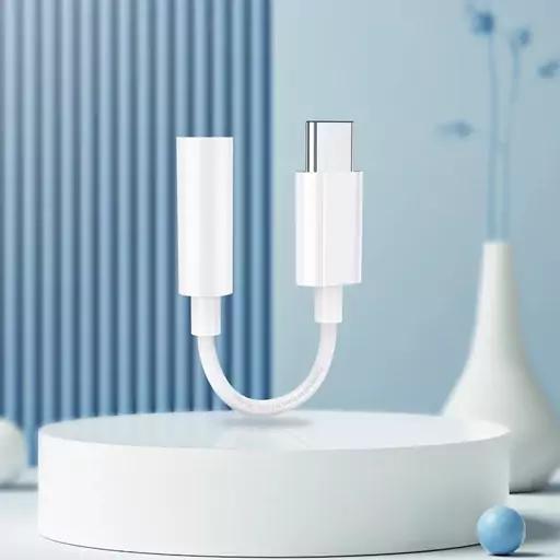 کابل تبدیل تایپ سی به جک 3.5 میلی متری هوکو مدل LS35