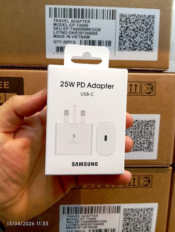 شارژر 25W سامسونگ اورجینال 