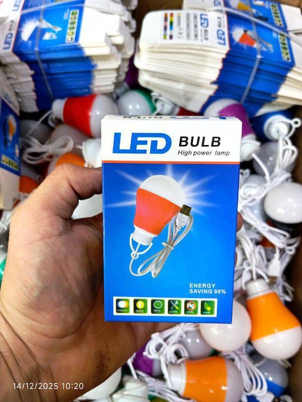 لامپ LED حبابی 5 وات مدل W5 USB | نوردهی عالی و کم‌مصرف