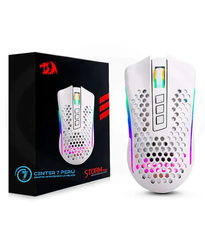 موس بی سیم گیمینگ ردراگون Storm Pro M808-KS White