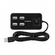 هاب 1.2 متری 4 پورت XP USB 2.0 مدل XP-H809