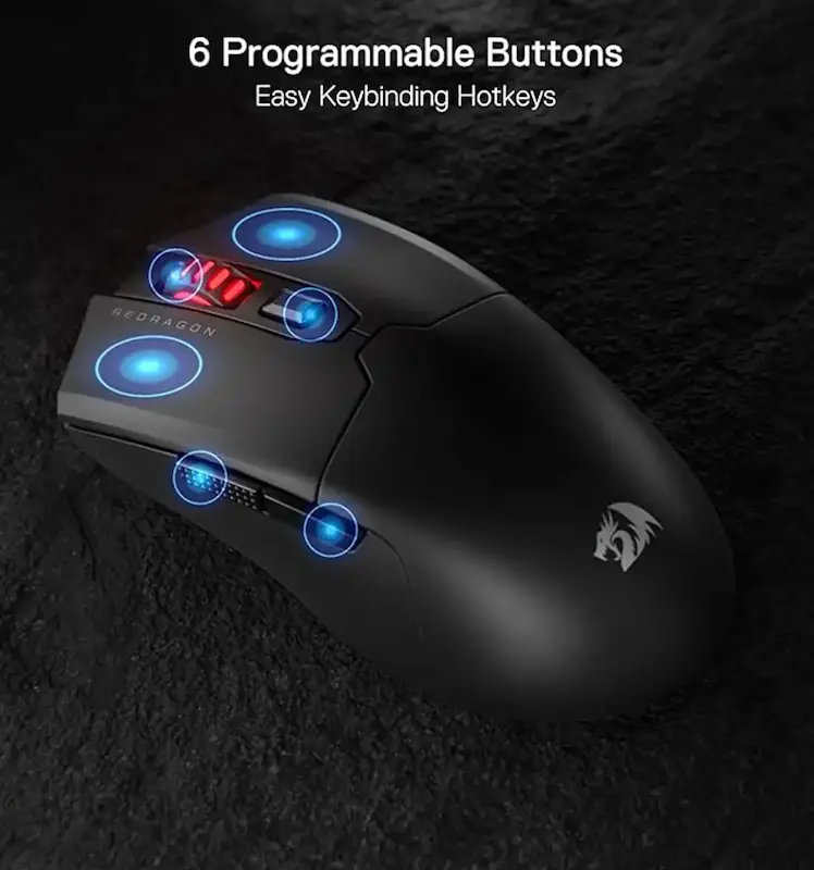 موس بی سیم گیمینگ ردراگون FYZU M995 Pro