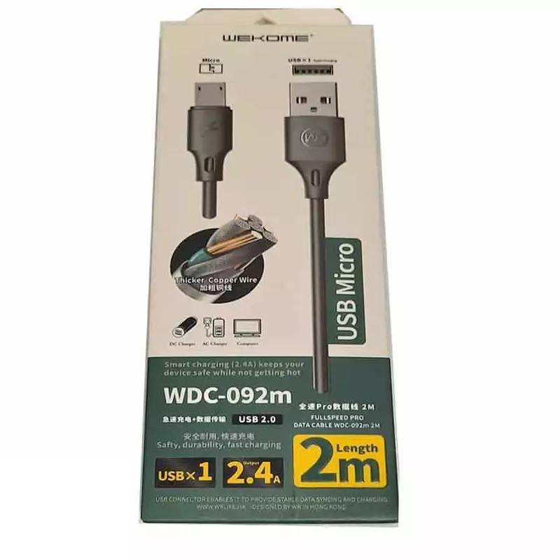 کابل شارژ 2متری اندرویدی WEKOME WDC-092m