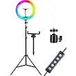 رینگ لایت P-NET “LJJ-26 RGB 10 با پایه قابل تنظیم دومتری