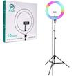 رینگ لایت P-NET “LJJ-26 RGB 10 با پایه قابل تنظیم دومتری