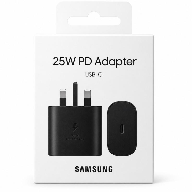 آداپتور شارژر دیواری 25 وات سامسونگ سه پین charger 25W Type c Samsung