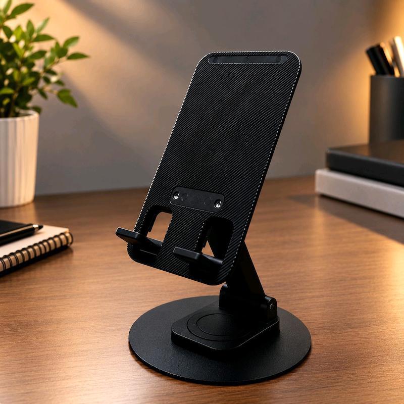 هولدر رومیزی موبایل با پایه فلزی و قابلیت چرخش 360 درجه