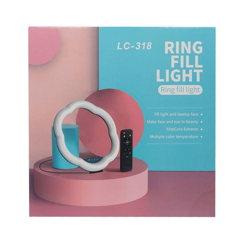  رینگ لایت مدل LC-318 RGB + سه پایه 