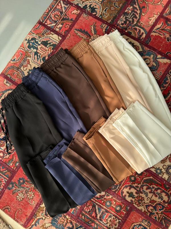 شلوار مام استایل کمرکش مازراتی