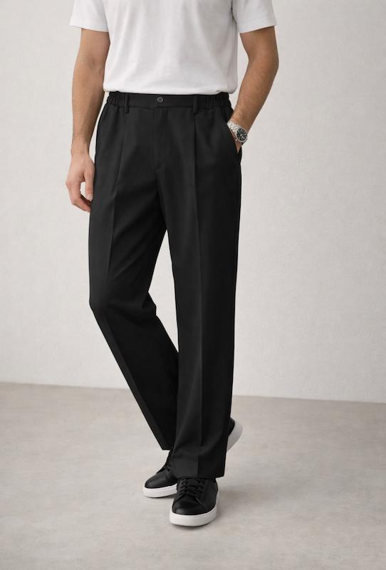 شلوار راسته پارچه ای بزیاق