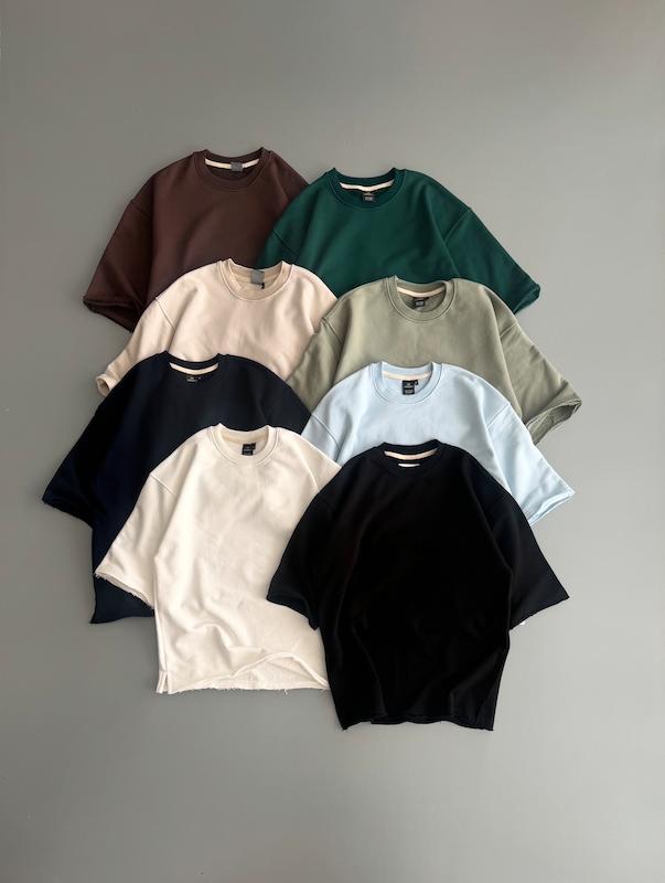 تیشرت دورس سه نخ قواره دار