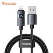 کابل شارژ سریع USB به لایتنینگ 3 آمپر مک دودو مدل MCDODO CA-6490 نمایشگر دیجیتال طول 1.2متر باگارانتی ۶ماهه