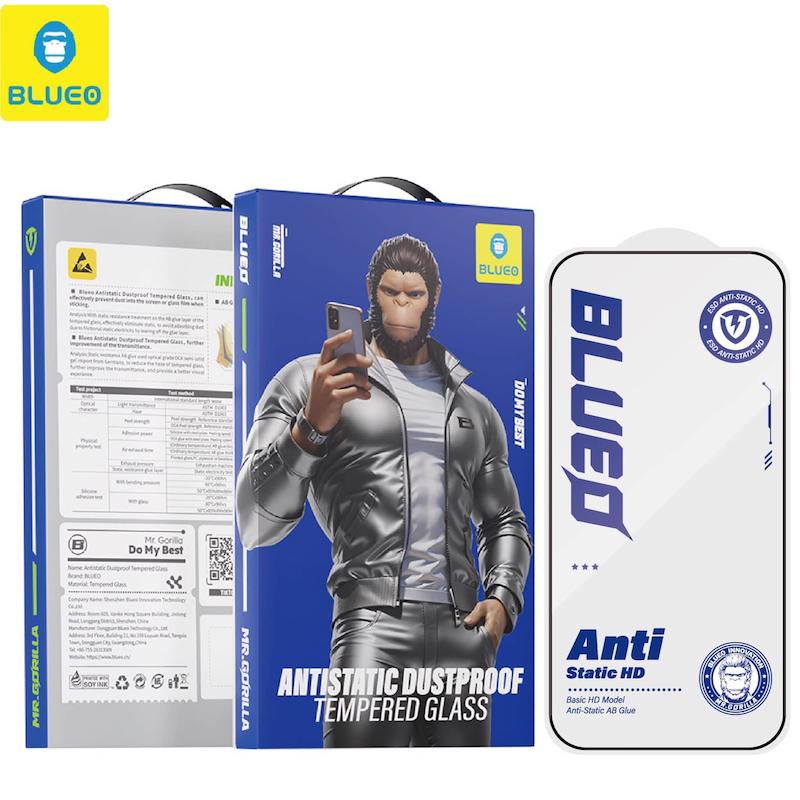 محافظ صفحه بلو Blueo Anti Dust HD Glass Anti Static بدون کیت نصب