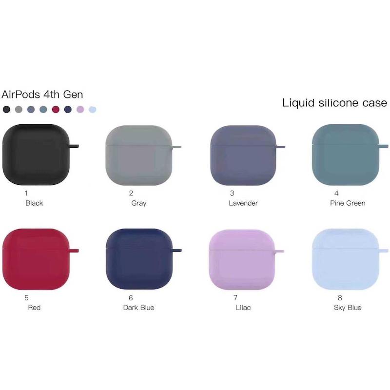 قاب ایرپاد ۴ سیلیکونی - AIRPOD 4 SILICON CASE