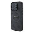 قاب گس مدل مگ چرم مشکی مناسب آیفون ۱۶پرومکس | GUESS BLACK LEATHER 16PROMAX