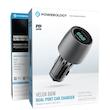 شارژر فندکی پاورولوژی مدل ولاکس Powerology Velox 66W Dual-Port Car Charger