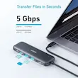 هاب 5 پورت تایپ سی انکر | Anker مدل A8355 همراه با گارانتی ایستا