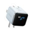 شارژر 45 وات انکر Anker Nano Charger 45W Foldable 180° مدل A121D آبی