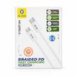 کابل شارژ تایپ C به تایپ C بلو ۲ متری |‌ Blueo type-c to type-c cable Braided PD Fast Charging