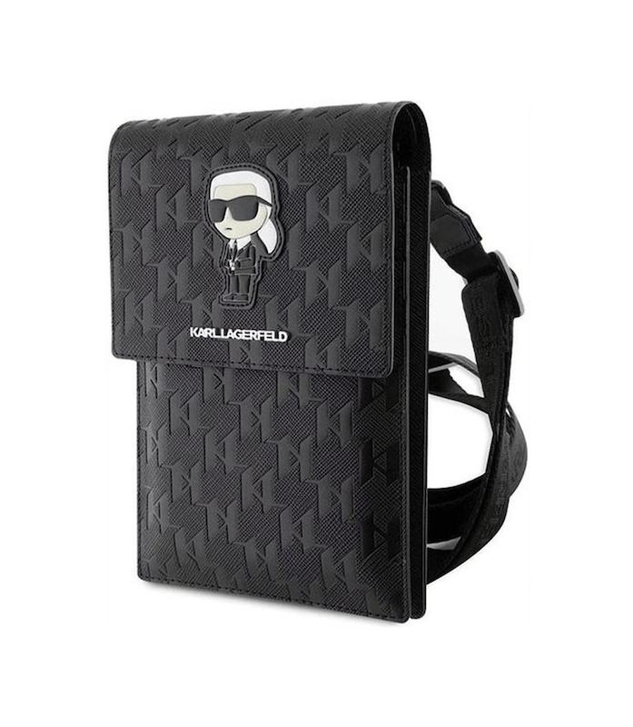 کیف دوشی کارل لاگرفلد اورجینال مدل MONOGRAM NFT KARL