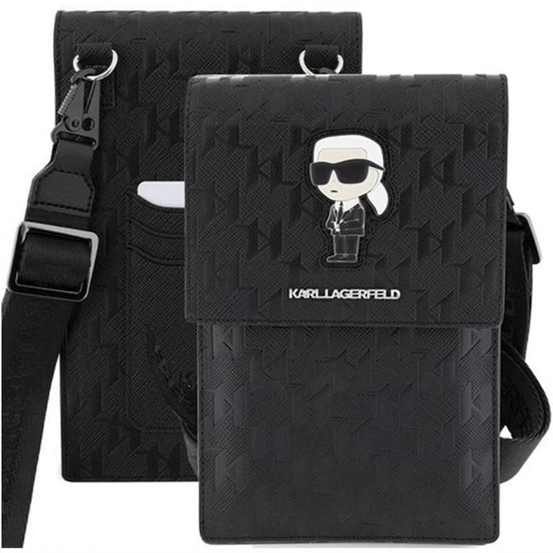 کیف دوشی کارل لاگرفلد اورجینال مدل MONOGRAM NFT KARL