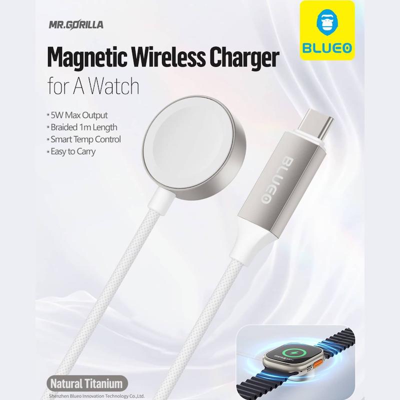 کابل شارژ اپل واچ Blueo بلو Magnetic Wireless cable Charger For A Watch