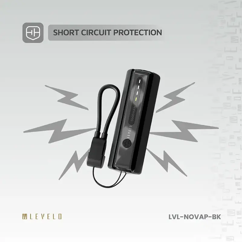 پاوربانک و چراغ قوه لولو نوا پرو ظرفیت ۵هزار میلی آمپر |‌ Levelo Nova Pro 5000mAh Power Bank with Flashlight