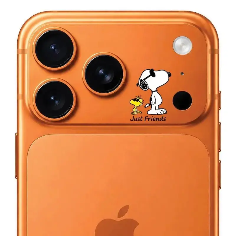 محافظ دور لنز طرح اسنوپی Snoopy بلو Blueo Invisible Shock-Resistant Lens Protection