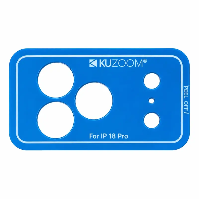 محافظ دور لنز دوربین KUZOOM برای آیفون ۱۸ پرو برند کوزوم اورجینال | KUZOOM Invisible Lens Module Protection Film for iPhone 18 PRO
