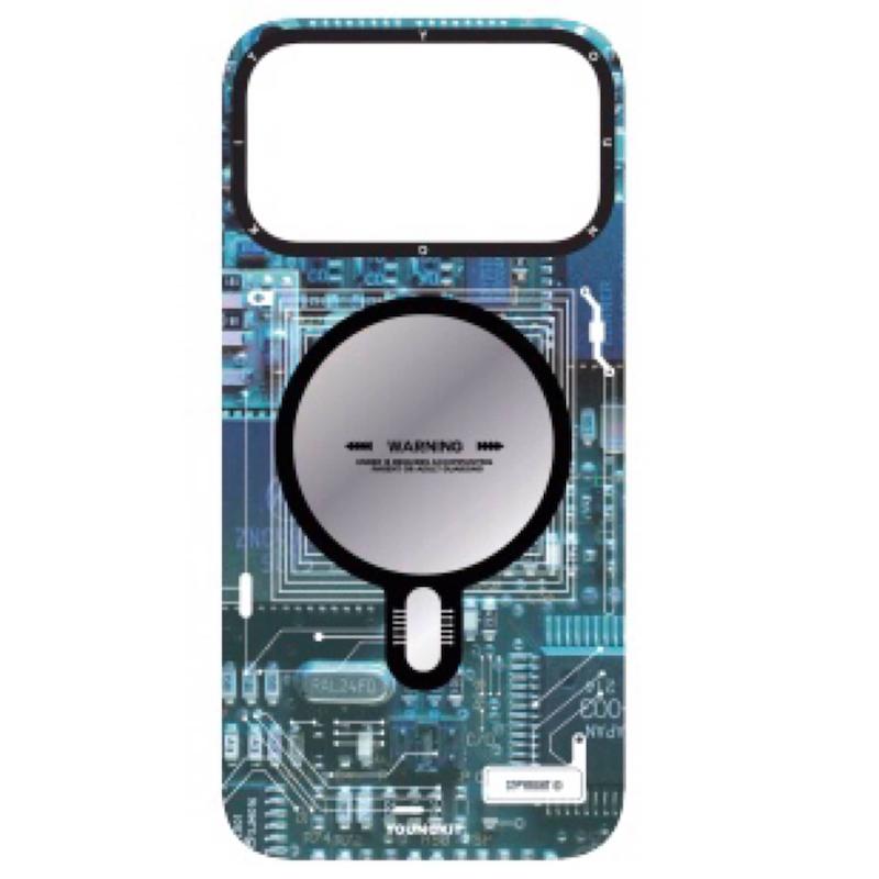 کیس آیفون از برند YOUNG-KIT یانگ کیت مدل HARDWARE از سری تکنولوژی  technology