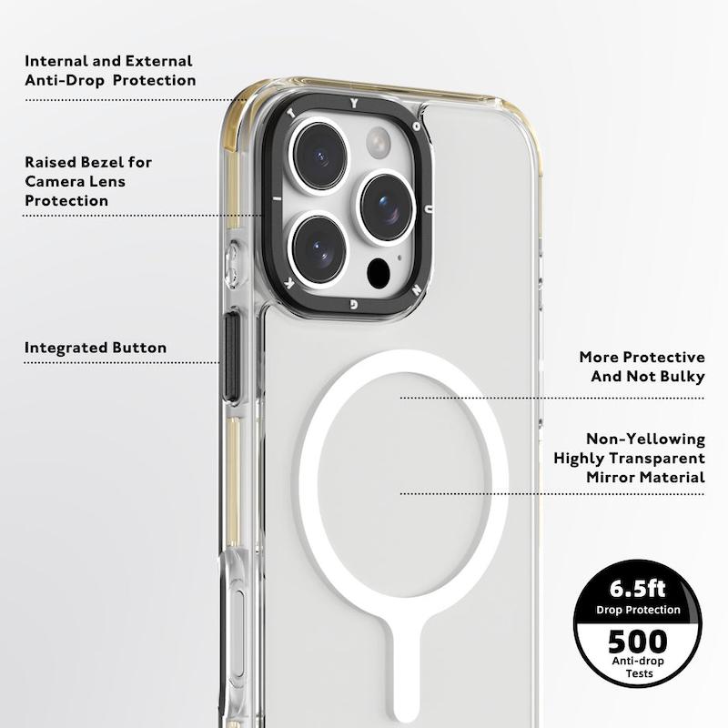 قاب یانگ کیت Youngkit Transparent Crystal Glossy Magsafe Iphone