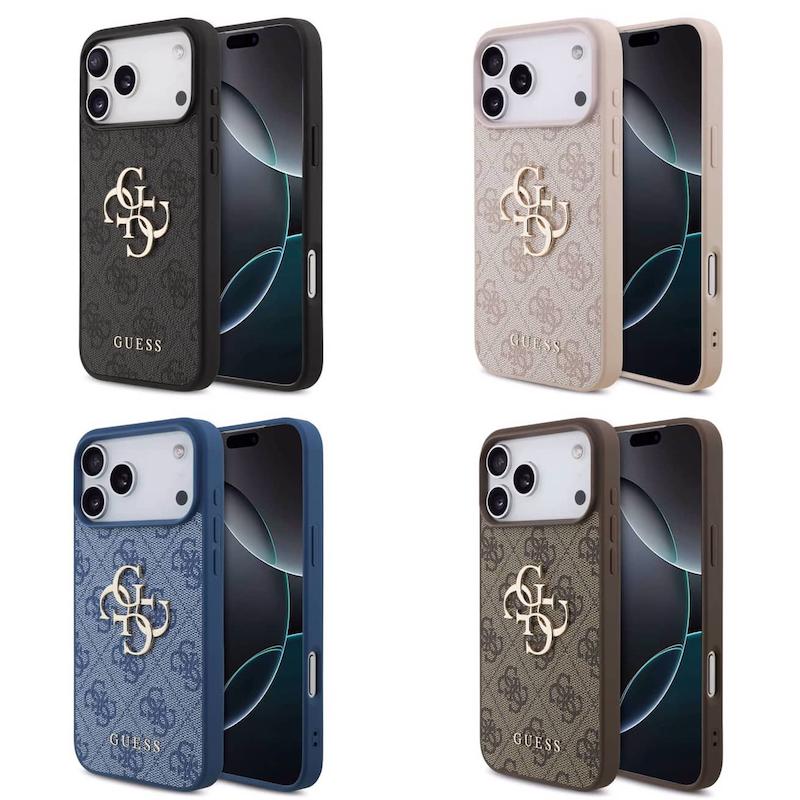 قاب Guess گس طرح دار دو لوگو بزرگ Iphone سری 17