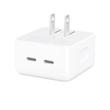 آداپتور 35W دو پین دو پورت USB-C اورجینال اپل 35W 2 ports Power Adapter