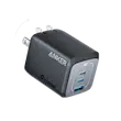شارژر Anker Prime 67W GaN سه پورت و دوپین سریع و قدرتمند