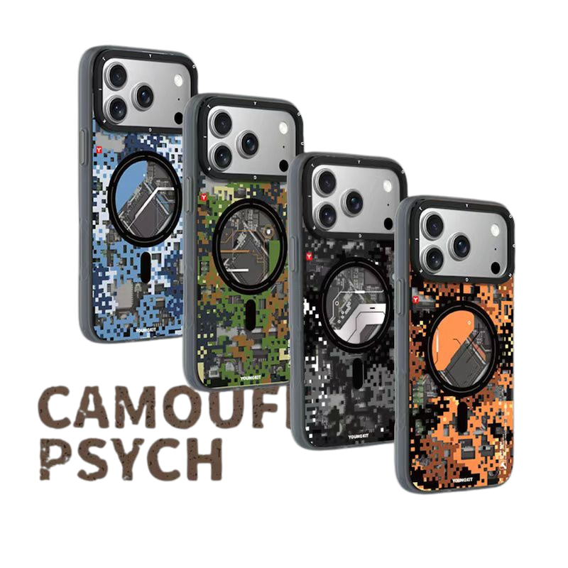 کیس یانگ کیت مدل بلک میرور ارتشی/ YOUNG-KIT BLACK MIRROR