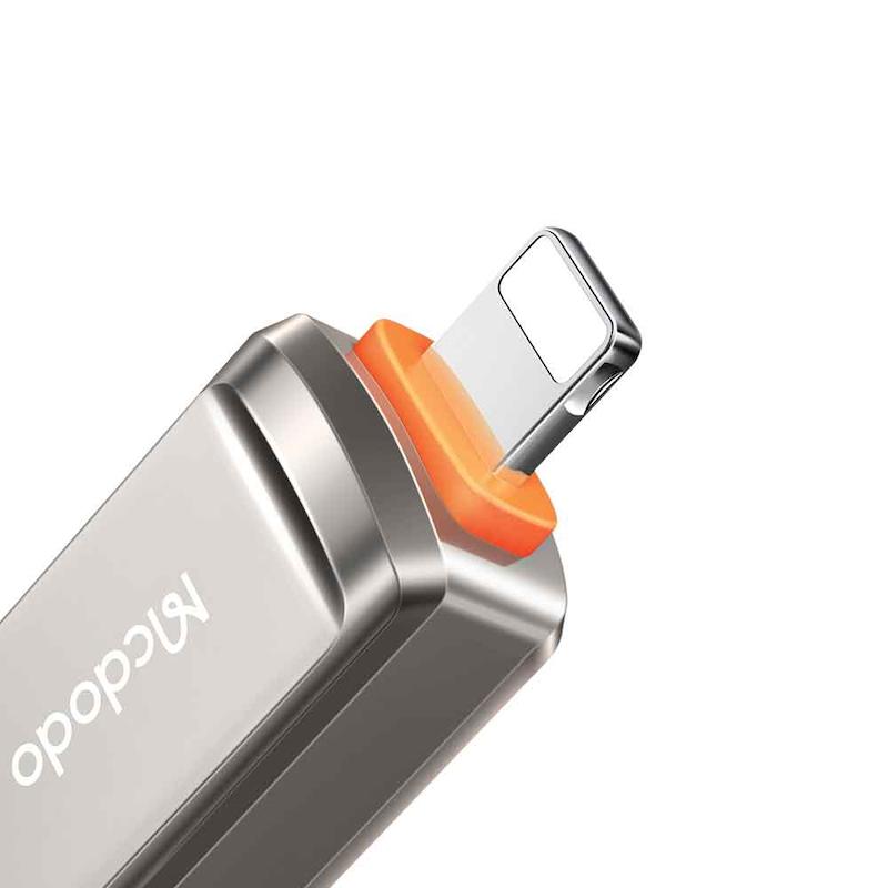 مبدل مکدودو مدل Mcdodo OT-860 USB3 با سری لایتیتگ به USB-A گارانتی متین