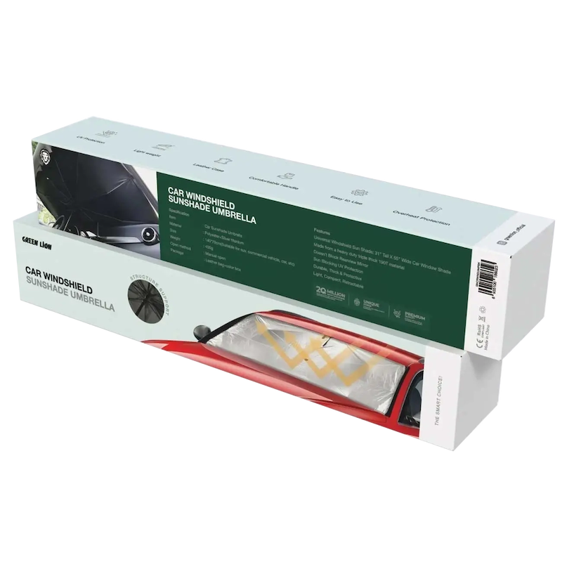 چتر آفتاب گیر شیشه جلو خودرو سه لایه گرین GNCRWNDUMPBK