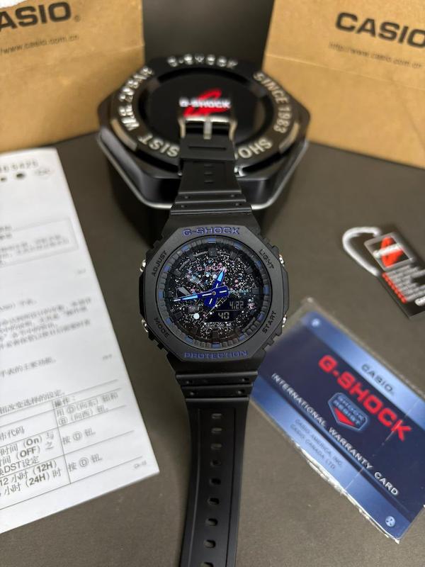 ساعت کاسیو جیشاک مدل Casio G-Shock Ga-2100  مشکی صفحه شاین کیفیت سوپر مستر کوالیتی