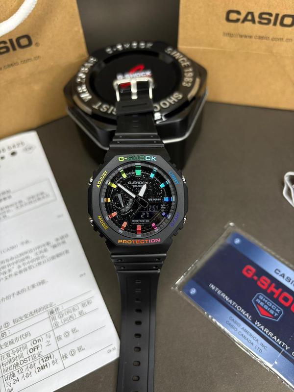 ساعت کاسیو جیشاک مدل CASIO G-SHOCK GA-2100 Black  مشکی کیفیت سوپر مستر کوالیتی