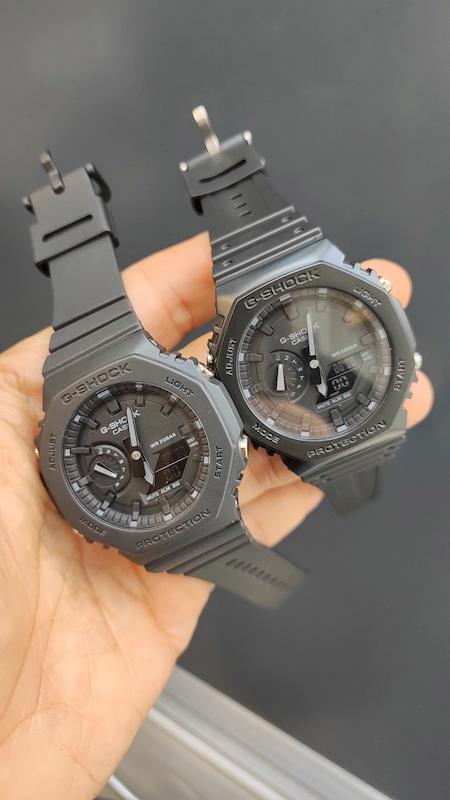 ساعت کاسیو جیشاک مدل Casio GA-B2100-1A1ER Digital Quartz Black Watch  فول مشکی کیفیت سوپر مستر کوالیتی