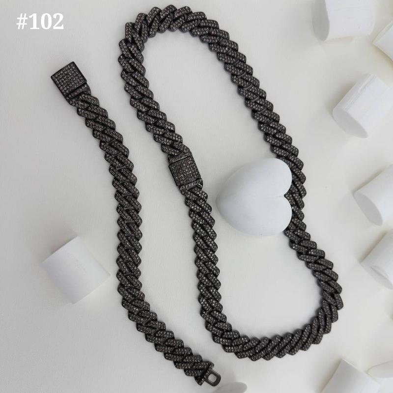 ست گردنبند و دستبند فول نگین