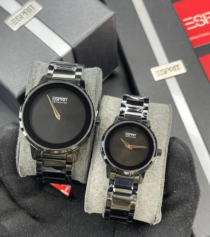 ساعت بند استیل ست زنانه و مردانه برند اسپریت
