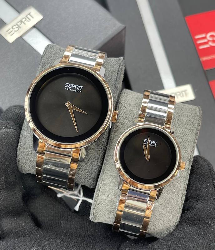 ساعت بند استیل ست زنانه و مردانه برند اسپریت